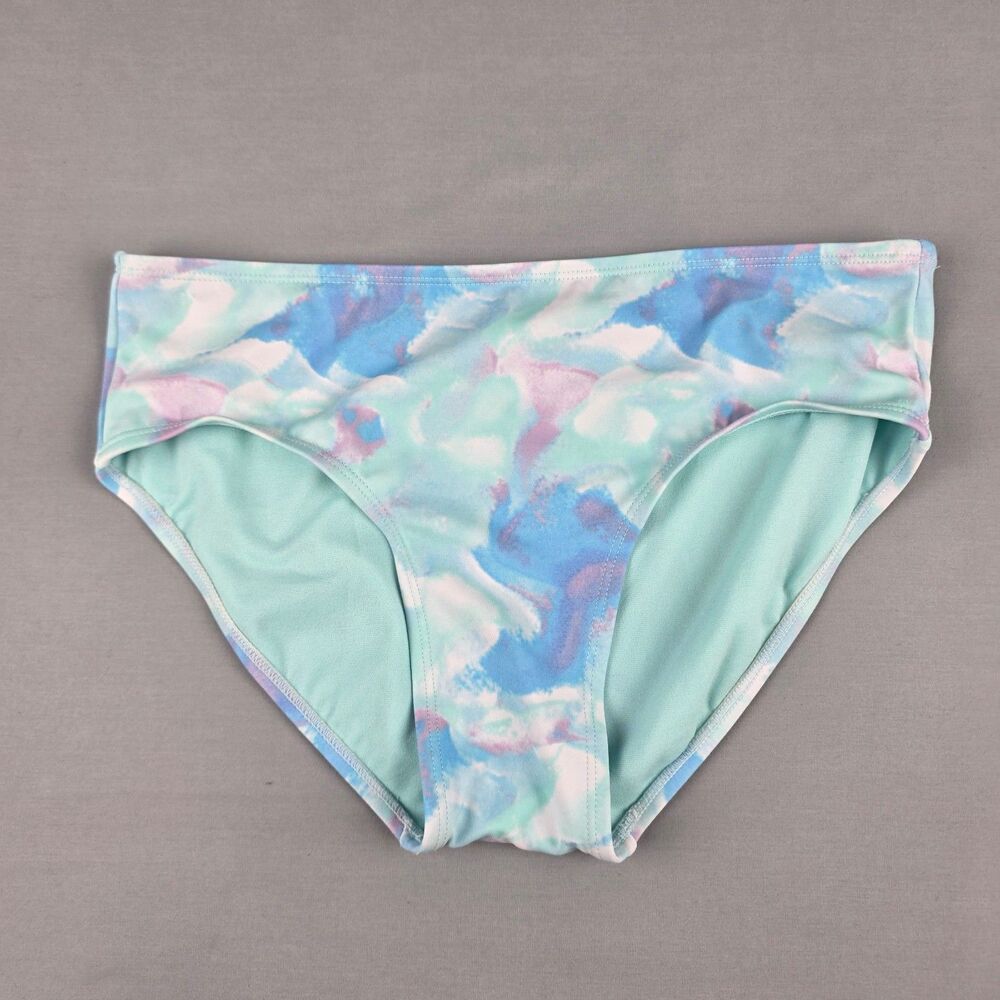 Justice Girls/Juniors Bathing Suit Bottoms Size 20/Large Pastel Hipster Tie Dye